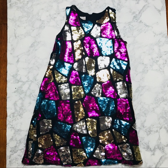 Pippa & Julie Multi-color Sequined Sheath Dress - Picture 2 of 6